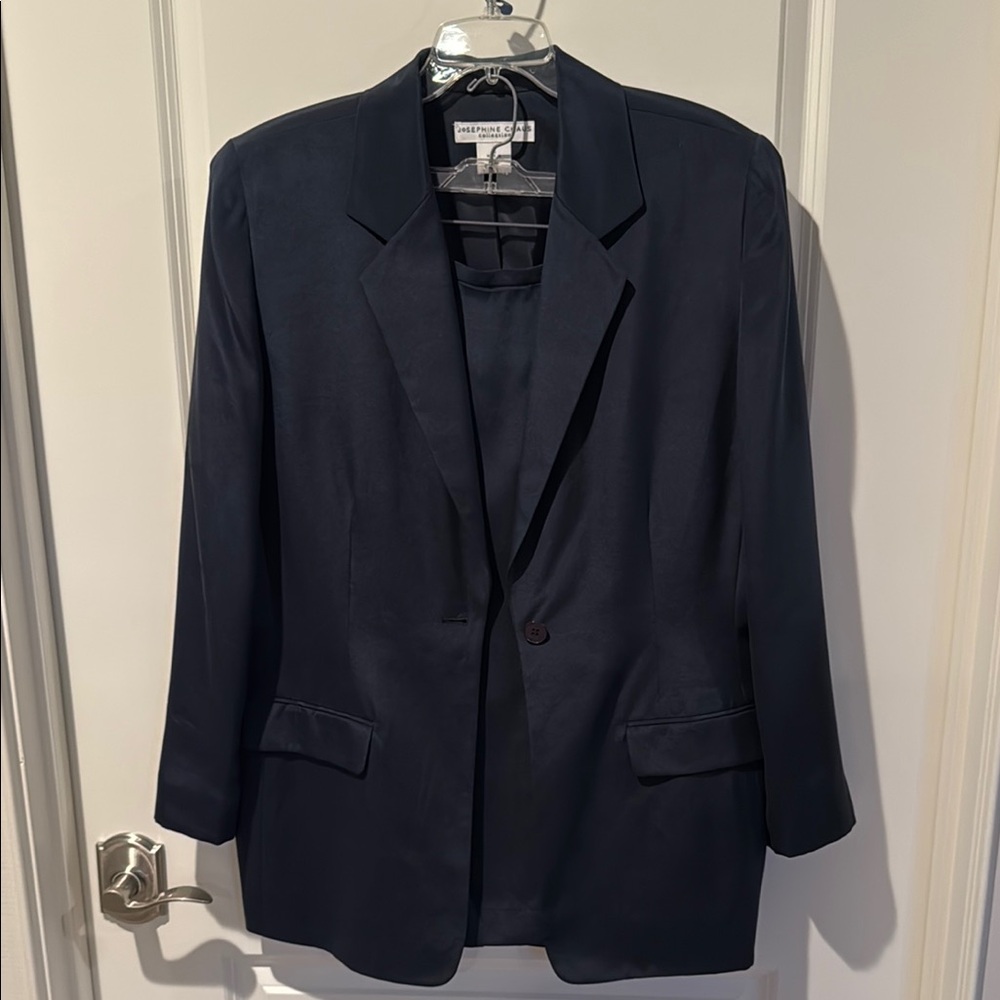 Women’s Josephine Chaus Collection navy Jacket/ Skirt suit